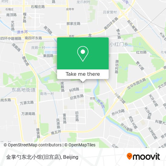 金掌勺东北小馆(旧宫店) map