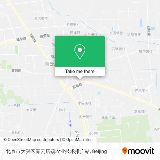 北京市大兴区青云店镇农业技术推广站 map