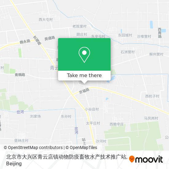 北京市大兴区青云店镇动物防疫畜牧水产技术推广站 map