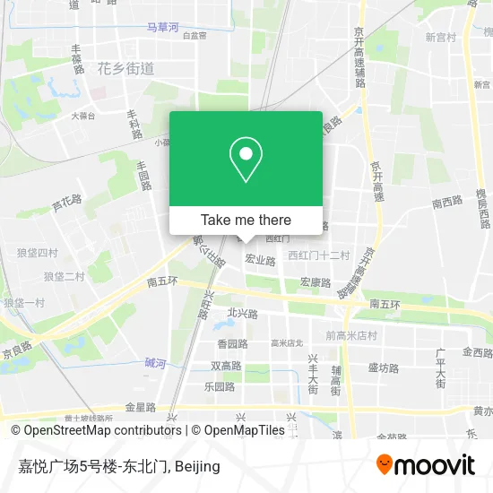 嘉悦广场5号楼-东北门 map