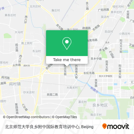北京师范大学良乡附中国际教育培训中心 map