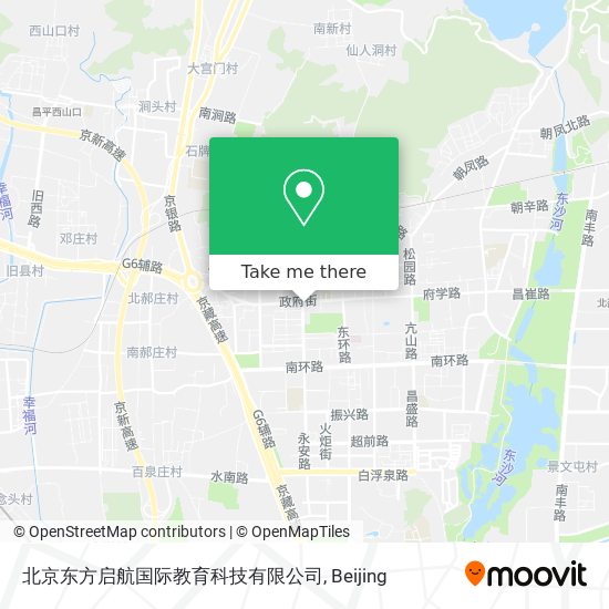 北京东方启航国际教育科技有限公司 map