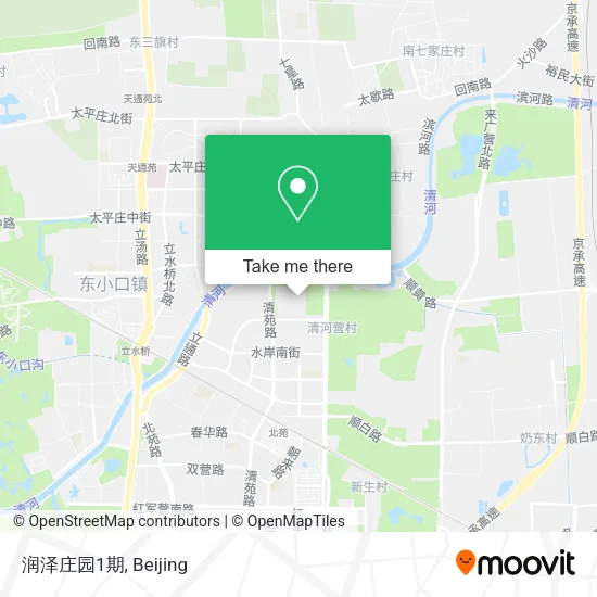 润泽庄园1期 map