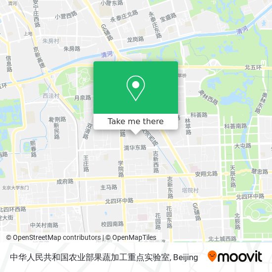 中华人民共和国农业部果蔬加工重点实验室 map