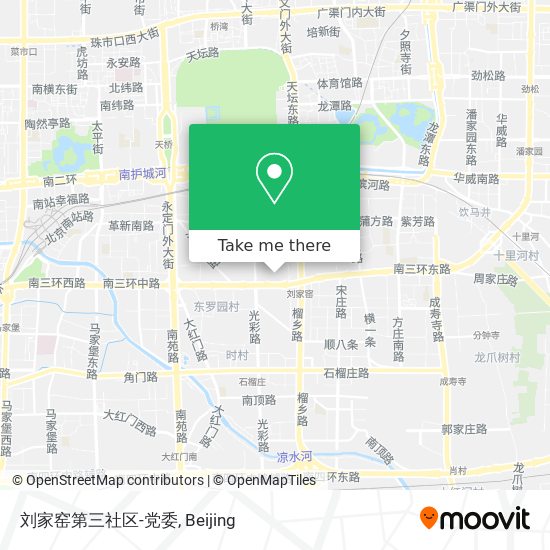 刘家窑第三社区-党委 map