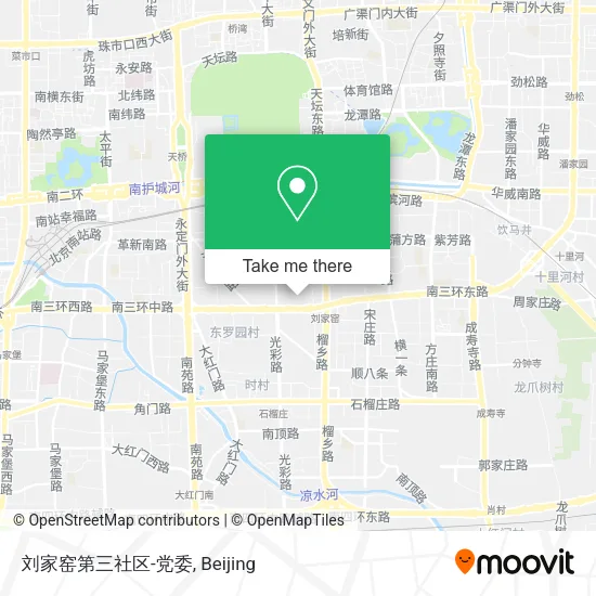 刘家窑第三社区-党委 map