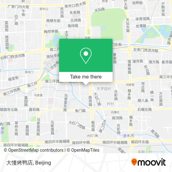 大懂烤鸭店 map