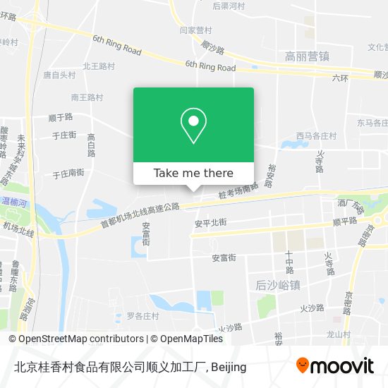 北京桂香村食品有限公司顺义加工厂 map