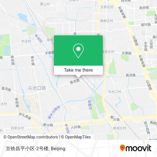 京铁昌平小区-2号楼 map