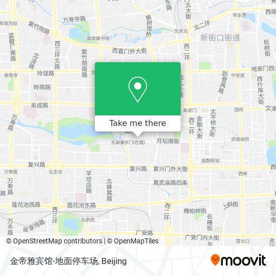 金帝雅宾馆-地面停车场 map