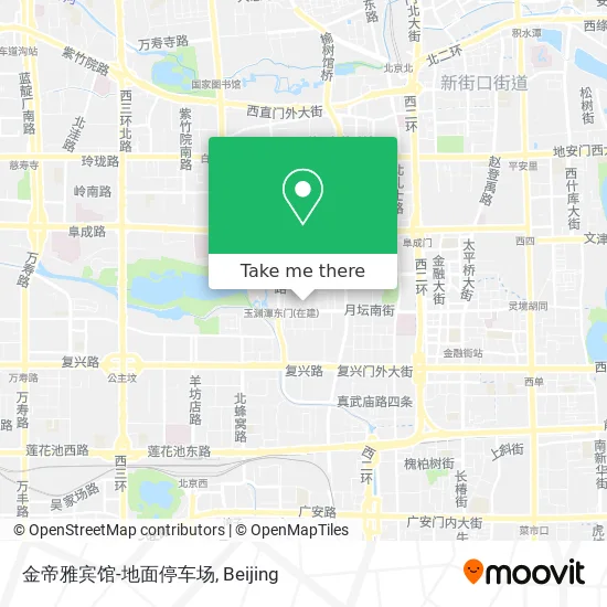 金帝雅宾馆-地面停车场 map