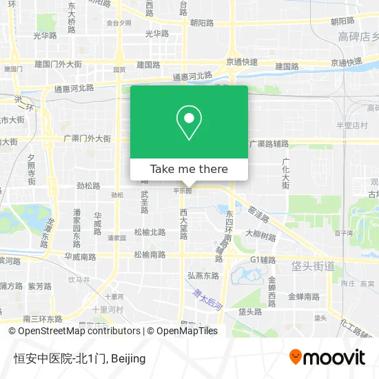 恒安中医院-北1门 map
