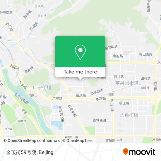 金顶街59号院 map