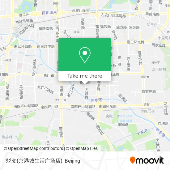 蜕变(京港城生活广场店) map