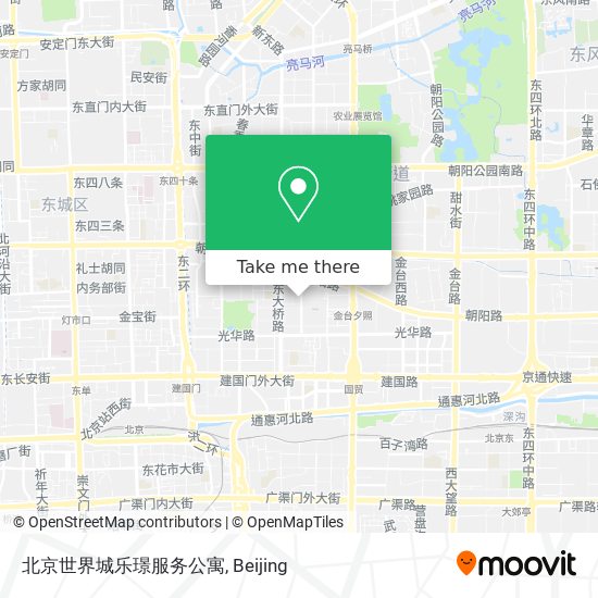 北京世界城乐璟服务公寓 map