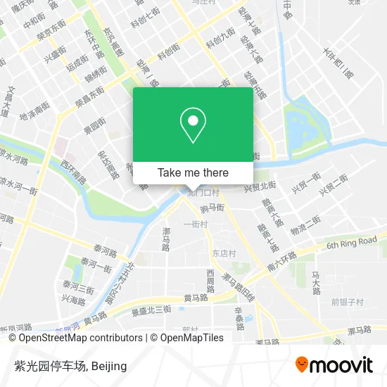 紫光园停车场 map