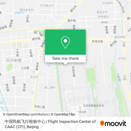 中国民航飞行校验中心 | Flight Inspection Center of CAAC (CFI) map