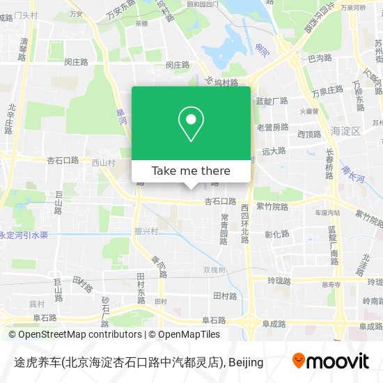 途虎养车(北京海淀杏石口路中汽都灵店) map