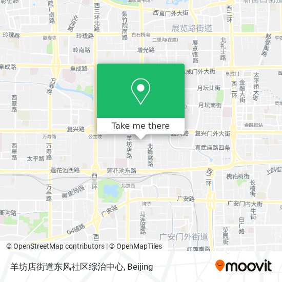 羊坊店街道东风社区综治中心 map