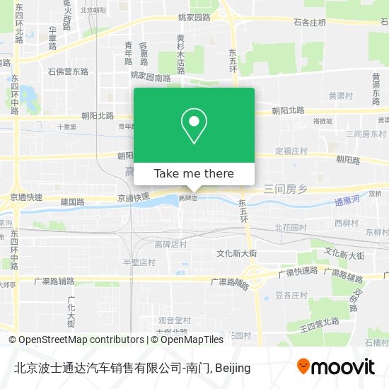 北京波士通达汽车销售有限公司-南门 map