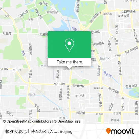 馨雅大厦地上停车场-出入口 map