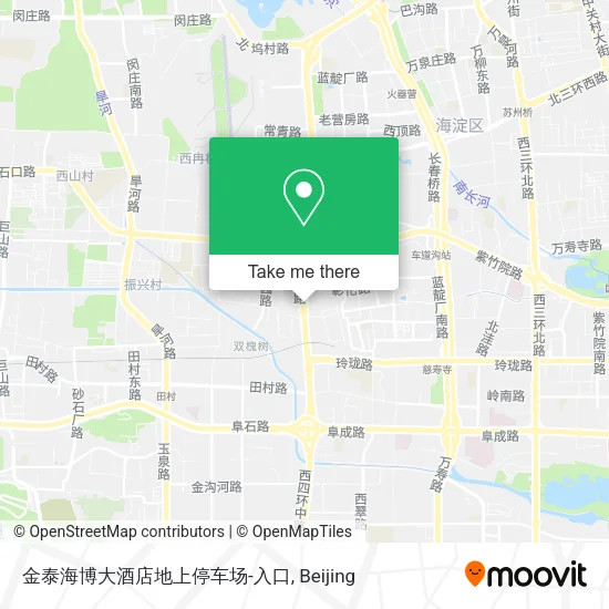 金泰海博大酒店地上停车场-入口 map