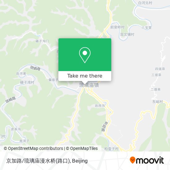 京加路/琉璃庙漫水桥(路口) map