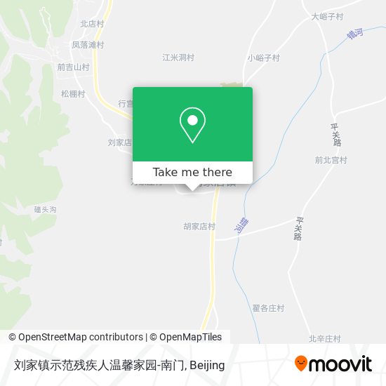 刘家镇示范残疾人温馨家园-南门 map