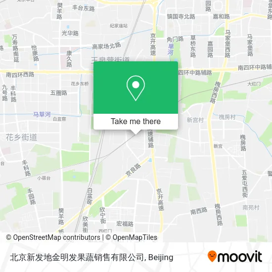 北京新发地金明发果蔬销售有限公司 map