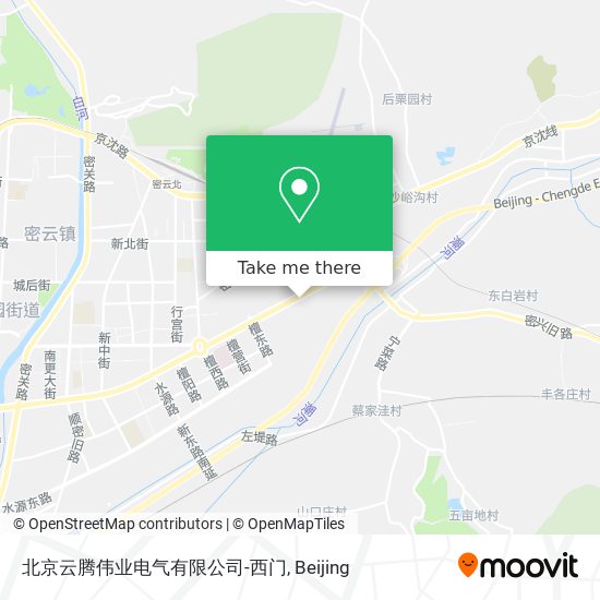 北京云腾伟业电气有限公司-西门 map