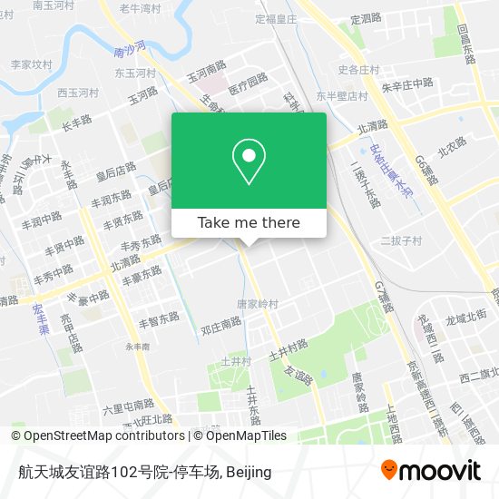 航天城友谊路102号院-停车场 map