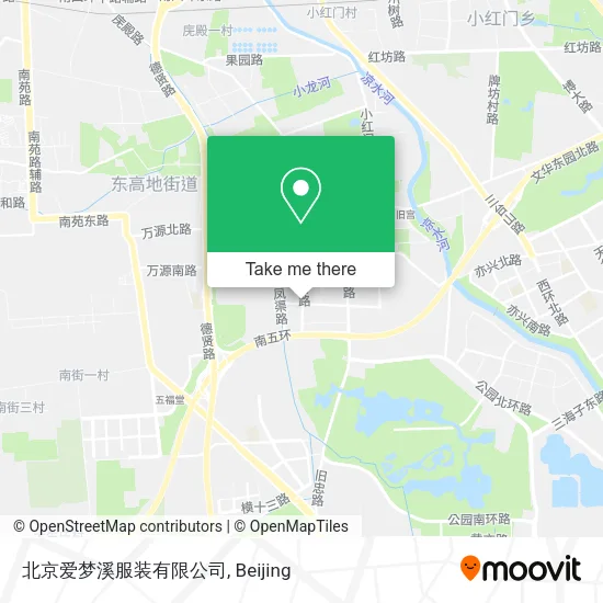 北京爱梦溪服装有限公司 map