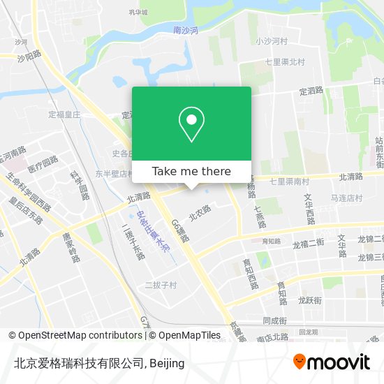 北京爱格瑞科技有限公司 map
