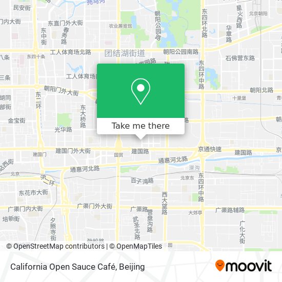 California Open Sauce Café map