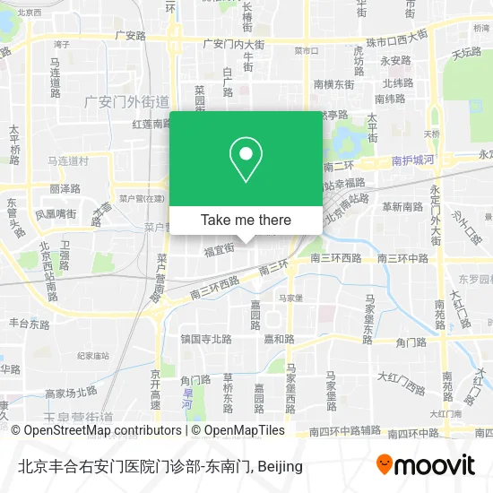 北京丰合右安门医院门诊部-东南门 map