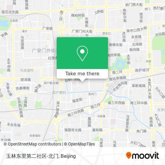 玉林东里第二社区-北门 map