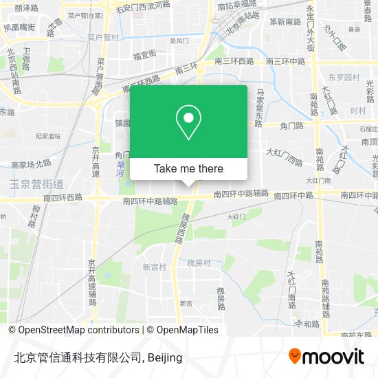 北京管信通科技有限公司 map