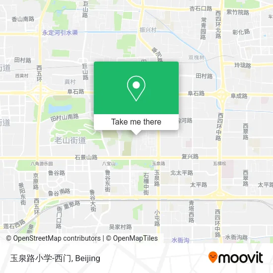 玉泉路小学-西门 map