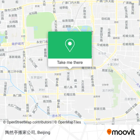 陶然亭搬家公司 map