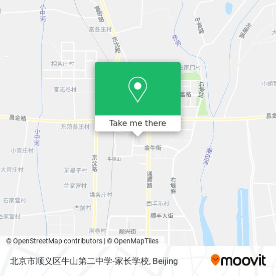 北京市顺义区牛山第二中学-家长学校 map
