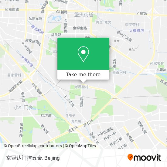 京冠达门控五金 map