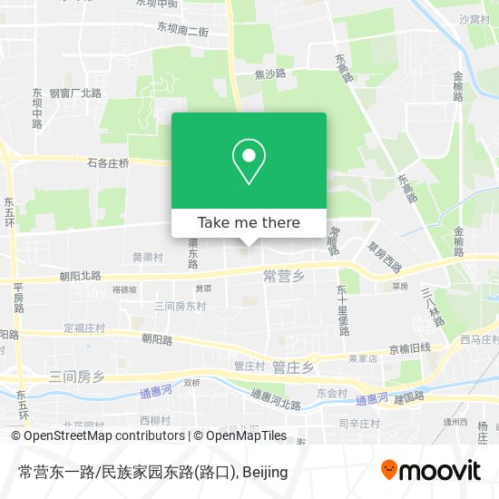 常营东一路/民族家园东路(路口) map