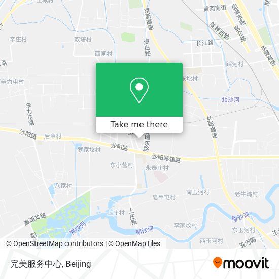 完美服务中心 map