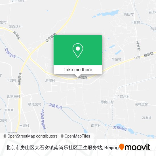 北京市房山区大石窝镇南尚乐社区卫生服务站 map