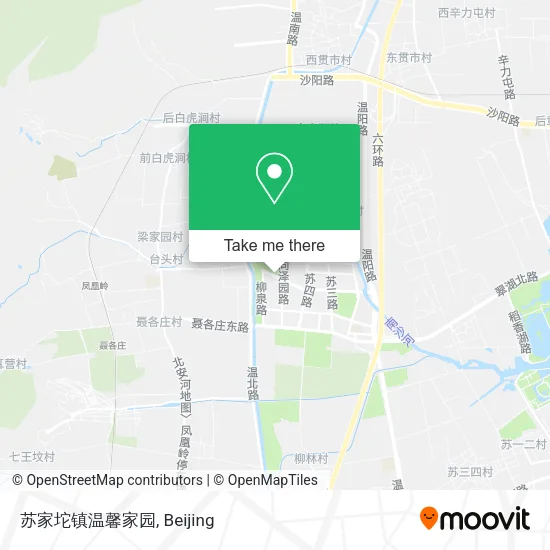 苏家坨镇温馨家园 map