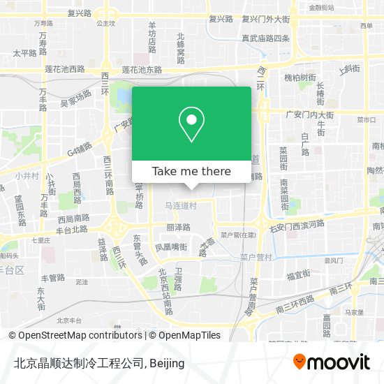 北京晶顺达制冷工程公司 map