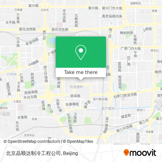 北京晶顺达制冷工程公司 map