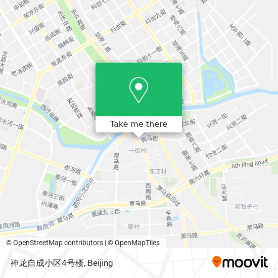 神龙自成小区4号楼 map