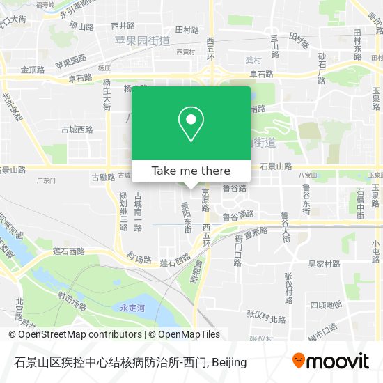 石景山区疾控中心结核病防治所-西门 map