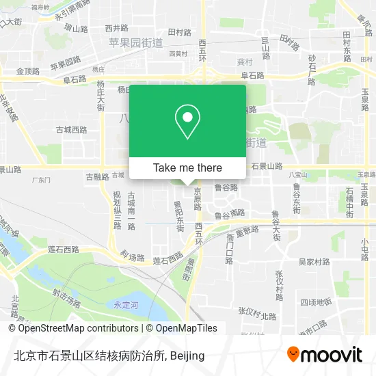 北京市石景山区结核病防治所 map